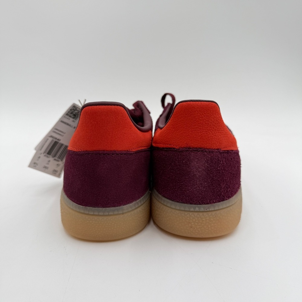 Adidas Originals Womens Size 9.5 Maroon Red Handball Spezial Sneakers JR0848 NEW - Picture 4 of 7